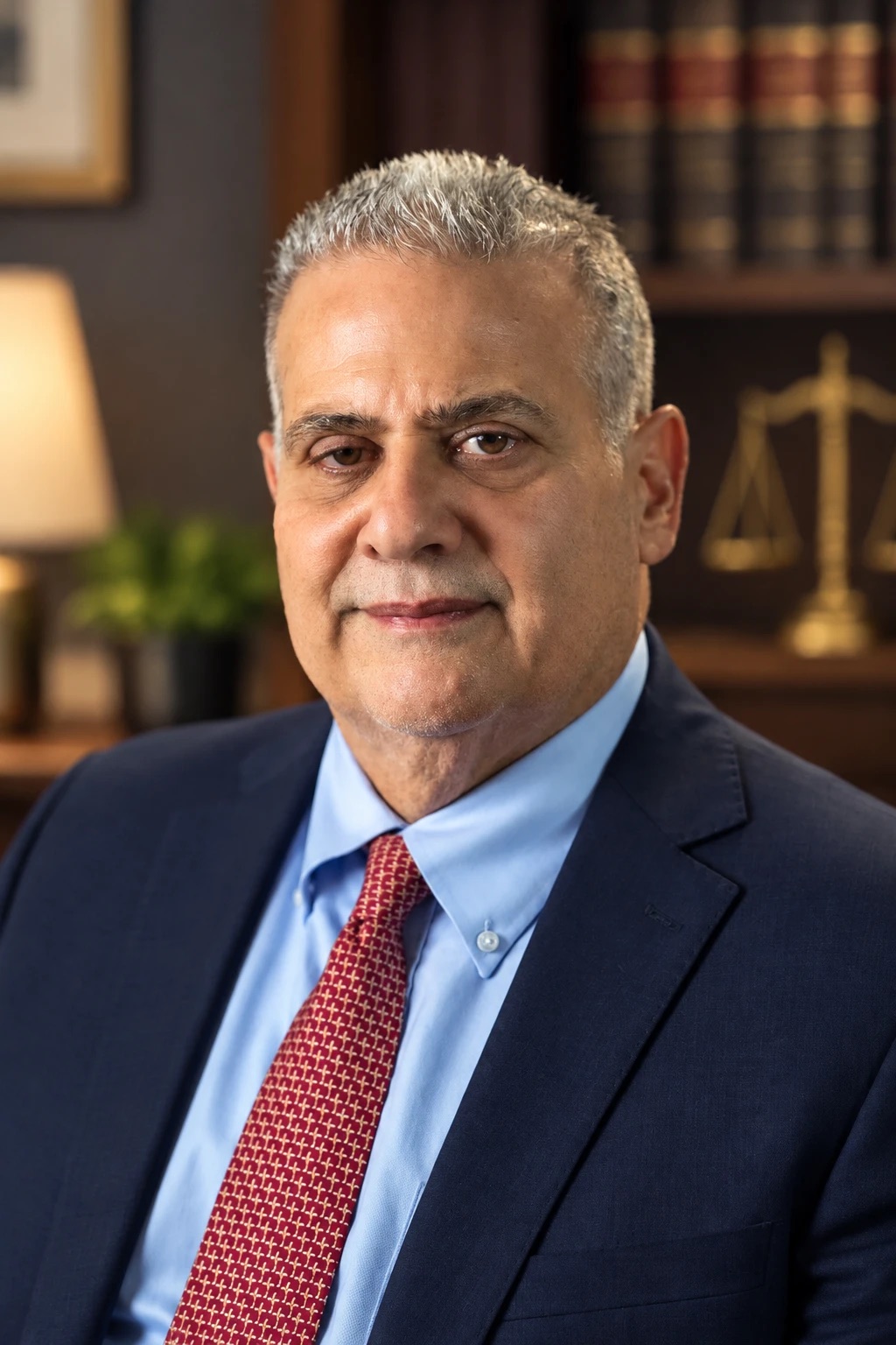 Arturo R. Alfonso, Miami family law and real estate attorney, in his office
