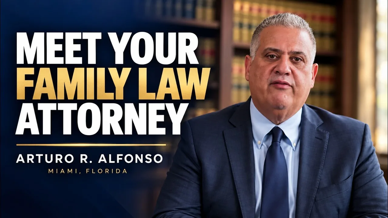 Miami family law attorney Arturo R. Alfonso, introduction video